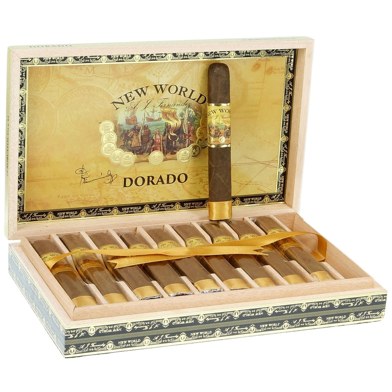 AJ Fernandez new World Dorado Robusto - Maffei Home of Havana