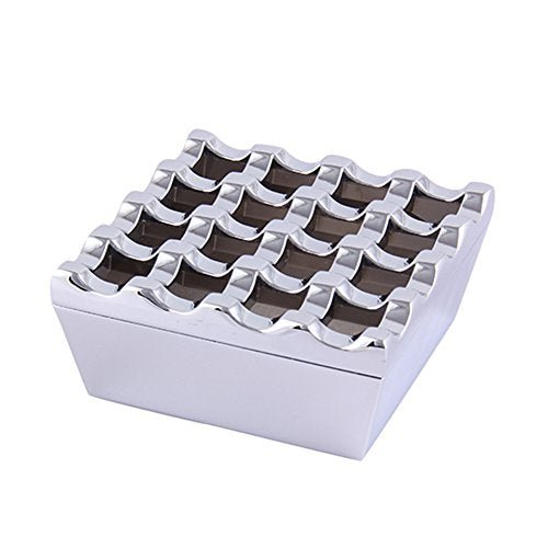 Aluminium round cigar ashtray - 16 position & 16 holes. - Maffei Home of Havana
