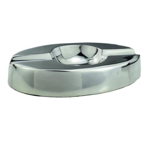 Aluminium Venice Design, Oval Cigar Ashtray - 2 position - Maffei Home of Havana
