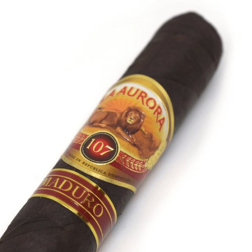 La Aurora 107 Maduro Robusto Cigar - Maffei Home of Havana